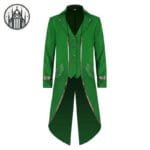 Veste Gothique Polyvalente: Style Médiéval élégant - Vert / 2xl