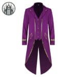 Veste Gothique Polyvalente: Style Médiéval élégant - Violet / 2xl