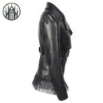 Veste Gothique Dentelle Simili Cuir — Univers Gothique (vue 4)