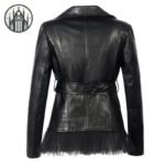 Veste Gothique Dentelle Simili Cuir — Univers Gothique (vue 3)