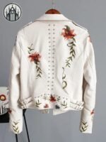 Veste Gothique Punk Rivets Broderies — Univers Gothique (vue 8)