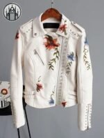 Veste Gothique Punk Rivets Broderies — Univers Gothique (vue 3)