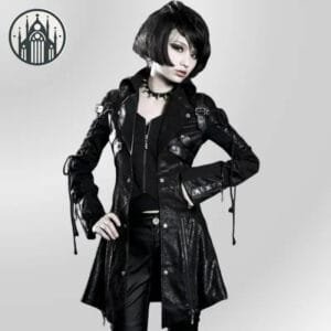 Veste Gothique Ultra Résistante En Tissu Vegan & Polyester
