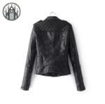 Veste Simili Cuir Gothique Femme