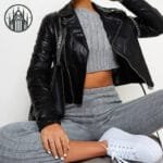 Veste Simili Cuir Noir: Gothique Sexy & Résistant