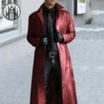 Veste Vegan Résistante - Style Gothique Moderne - Rouge / m