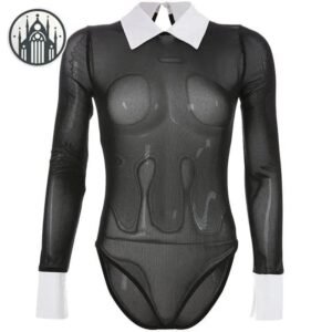 Body Gothique Nylon Femme — Univers Gothique
