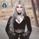 Vêtement Gothique Punk élégant En Polyester/spandex - Noir - Noir / m